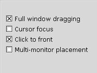 Container widget with button children